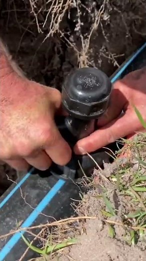 HOW TO INSTALL A MECHANICAL LIVE TAPPING SADDLE ON POLY PIPE WITH NO BOLTS