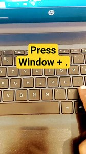 How to Open Windows Emoji Panel in PC #shorts #windowstips | Computerbasicgyan