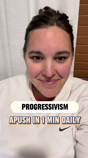 Progressivism (AP US History in 1 Minute Daily) #apush #apushistory #historyteacher #teachersofhistory #apushexam #apush1mindaily #apushperiod7
