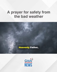 10K views · 453 reactions | Let His light shine through the darkest clouds, and may His grace be upon us. Amen.  This video is part of a series and is produced with the assistance of AI. | 24 Oras Weekend | Facebook