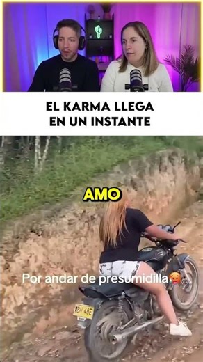 El karma actuó tan rápido que ni tiempo le dio