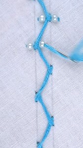 Easy basic stitch! #embroidery #easy #diy #cute #satisfying #stitch #design #reels #handmade #flowers #embroideryart #fypシ゚ #hand #fb #content #viral #tutorial #support #fbreels #useful #trending #diycrafts #reelsfb #reelsvideo #border #viralreels #handstitched #handstitch #beads #borderline | Crafts & Embroidery