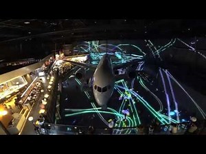 中部国際空港（セントレア）FLIGHT OF DREAMS (Fly With 787 Dreamliner）［4K］プロジェクションマッピング
