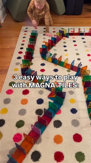 MAGNA-TILES® | Magnetic Tiles on Instagram: "Need some inspiration for ways to play with your MAGNA-TILES collection this week? Here are 3 easy ways to play: 1. Create a domino run 2. Create a 2D puzzle 3. Build a car garage for your toy cars Our Classic sets are your foundation for fun. They encourage open-ended play, inspire imaginative builds and endless new creations. #MAGNATILES #magnetictiles #easyactivities #kidstoys"
