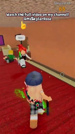 She scared me in the beginning 😭 #mm2 #roblox #murdermystery2