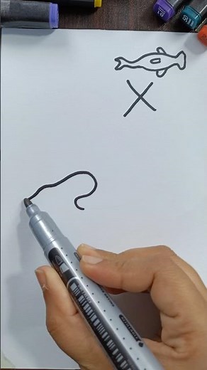 How To Draw Hammerhead Shark Step by Step #shorts #shortsfeed