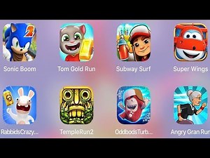Angry Gran Run, Sonic Boom, Subway Surfers, Temple Run & More | Runner Gameplay Compilation