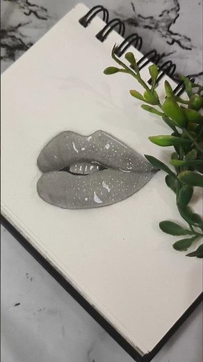 lip drawing tutorial #shortfeed #shortsfeed #lipstick