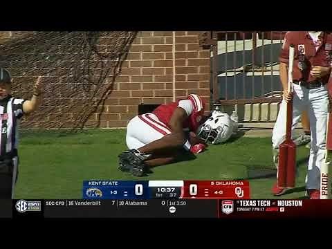 👉 “Terrible crash against the wall” Keontez Lewis( University of Oklahoma in Norman)