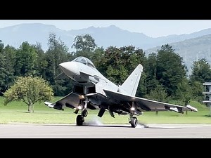 Eurofighter Typhoon 🇩🇪 am ZigAirMeet 2023 ganzes Display Flugshow 4K HDR