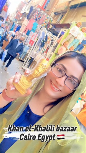 Khan el khalili Bazaar Cairo Egypt 🇪🇬 #travel #egypt #khanelkhalili #fizzasalah #travelblogger #viralreels #foryou | Fizza Salah