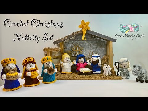 Crochet Christmas Nativity Set - Sneak Peek