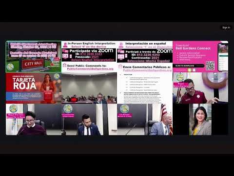 Bell Gardens Council Meeting