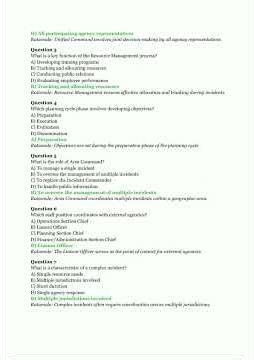 NIMS ICS300 Final Exam 20252026 Complete Questions with Verified Correct Answers Incident Command Sy