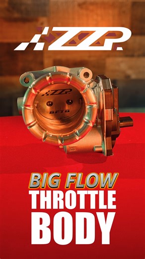 Bolt on easy horsepower with our new ZZP BFTB. We've hit every angle on the CNC to increase flow as much as possible and topped it off with our ZZP bellmouth for optimum flow. Get yours today under the air intake section in the ATS-V catalog. | ZZPerformance.com