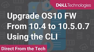 How to upgrade OS10 Firmware From 10.4 to 10.5.0.7 by Using the CLI for MX Switch