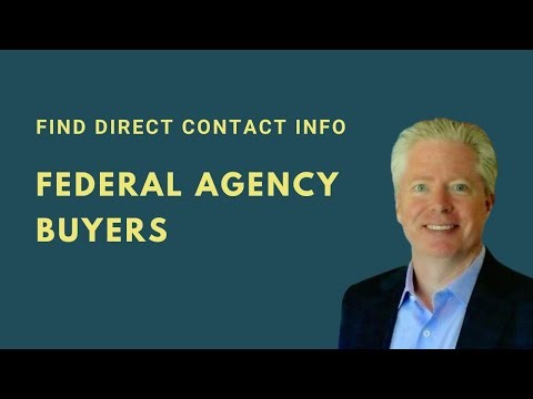 How to Find Direct Contact Information for Government Buyers