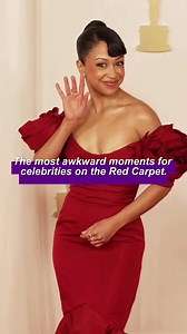The most awkward moments for celebrities on the red carpet.#celebrity #viral #tiktok #fyp #arianagrande