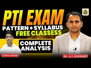 PTI Exam 2025 Full Syllabus & Strategy | New PTI Course Launch | Singham Defence Academy
