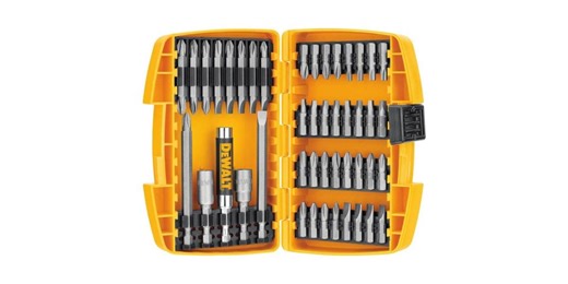 DEWALT is often pricier than the rest, but this 45-piece bit set has fallen to $15 (Save 36%)