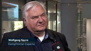 Bombenalarm in Dresden: Nach der Explosion schickt die Feuerwehr den Robotor