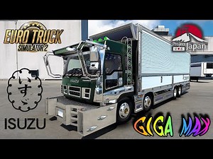 ETS2 キャデラックバンパーがかっこいい！デコトラいすゞギガMAXで配送！