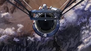 Skydiver Leaps from 18 Miles Up in 'Space Jump' Practice