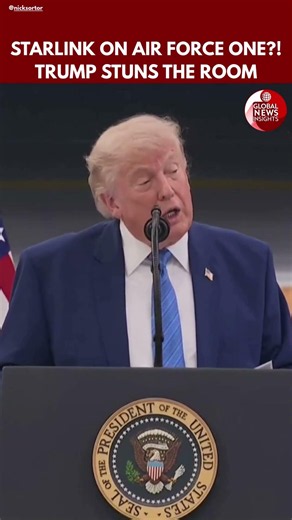 Trump Reveals New Air Force One Will Feature Starlink Technology