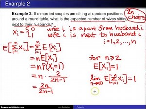 Multivariate distributions: Expected value of a sum -- Example 2