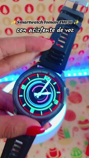 Smartwatch Circular HD con Asistente de Voz