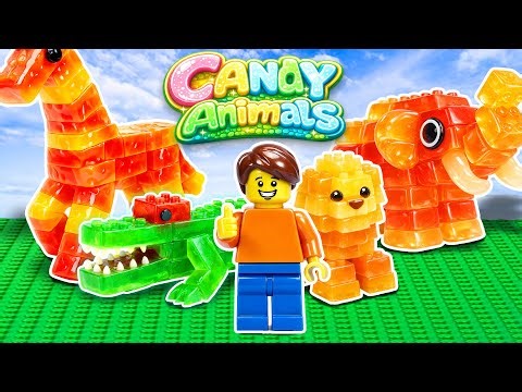 LEGO Candy: How to Make These Animals from Candy Bricks | RM Bricks Channel