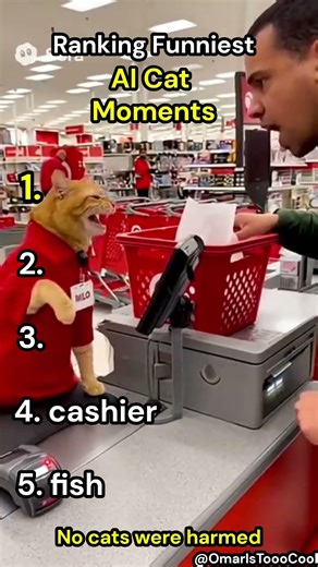 Ranking Funniest AI Cat Moments 😂 #memes #cat #ai #funny #fyp