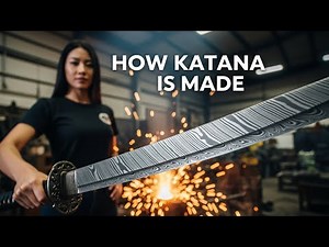 “The Secret Behind Damascus Katana Patterns: Full Forging Process Explained”