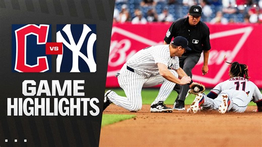 Guardians vs. Yankees Highlights
