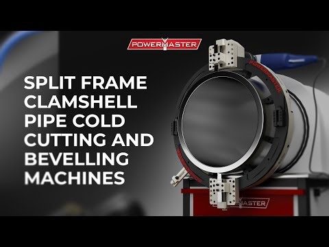 Split Frame Clamshell Pipe Cold Cutting | Bevelling Machines | 3D Model #cutting #cuttingmachine