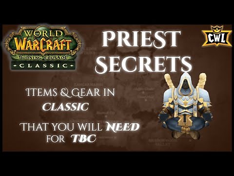 TBC Classic Priest Gearing Guide - Classic items will use in TBC - Phase 6 BiS vs T4 Pre-BiS