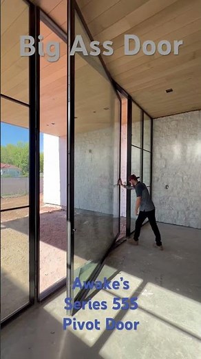 Check out the industry’s largest and most innovative Pivot Door System #innovation #architecture