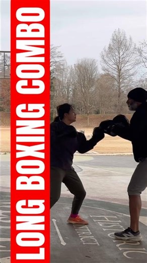 LONG BOXING PADWORK COMBO #boxing #boxingtraining #boxingworkout #boxingdrills