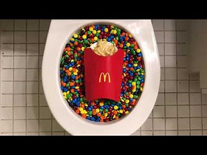 Will it Flush? - M&M's and McDonald's Fries
