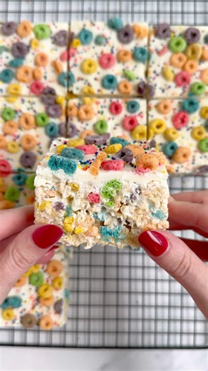 Fruit Loop Rice Krispie Treats Recipe