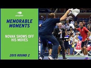 Novak Djokovic Dances with Fan!