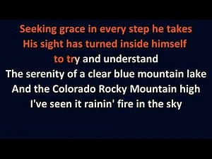 John Denver - Rocky Mountain High KARAOKE