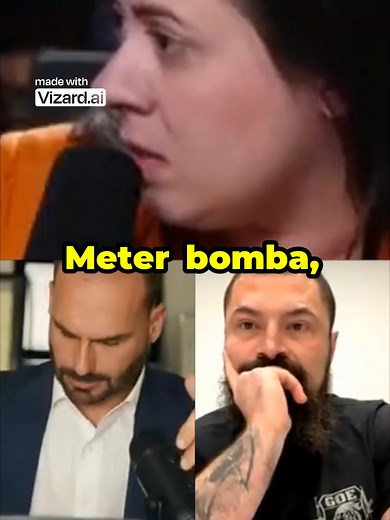 Intenso debate sobre justiça e história política Meter bomba, porque eles querem a liberdade, aqueles que são contra a remissão de pena, querem a liberdade de golpistas, de pessoas que, inclusive, tramaram o assassinato dos líderes e chefes dos poderes. Três minutos, Eduardo e Paulo. Vamos lá. Concordo com o Glauber, tá? Na parte do Brizola. Levar os CIEPs, os chamados Brizolões, as escolas como ação social para dentro das comunidades, estamos juntos. Somos a favor também, tá? Brizola só errou p
