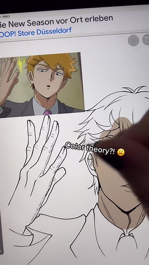 Exploring Color Theory in Anime: The Case of Reigen Arataka