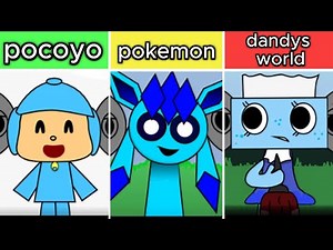 Sprunki POCOYO MOD vs POKEMON vs Dandys World - Normal Version