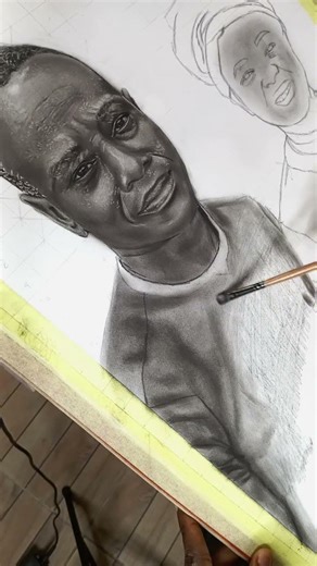 charcoal on eggshell paper