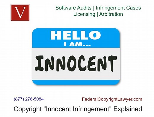 What is “innocent” copyright infringement?