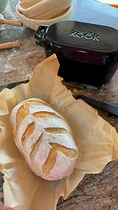 13K views · 229 reactions | Baking my sourdough bread in my beautiful Dutch ovens not only looks pretty but it also bakes them so nicely. 朗 My Sourdough Bread Recipe: https://myeverydayordinarylife.com/rustic-sourdough-bread/ The oblong Dutch oven from Kook Kitchenware that makes the bread in a loaf shape that’s perfect for sandwiches. 索 https://link.archeraffiliates.com/RHAGI #bake #bread #dutchoven #sourdough #homebaker #kook | Rachel Ballinger | Facebook