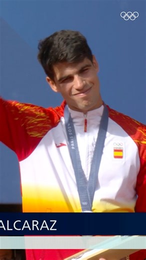 Carlitos Alcaraz won the French Open at Roland-Garros in Paris!🏆Let’s run it back to come #Paris2024 highlights.🎾🔥#Olympics | Olympics