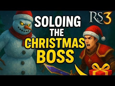 ✨🤯 “I Tried SOLOING the Christmas Boss in RS3… It Got OUT OF HAND!”